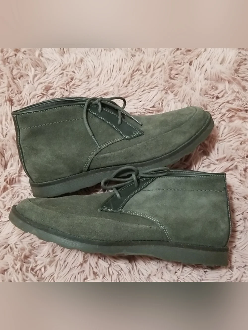 Mark Nason Skechers Suede Chukka Boots in Dark Gray Color Memory Foam Lux